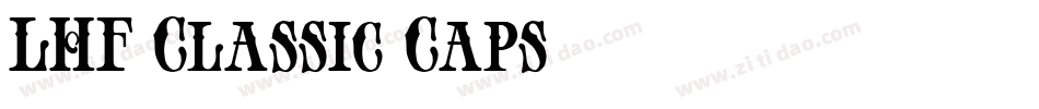 LHF Classic Caps字体转换